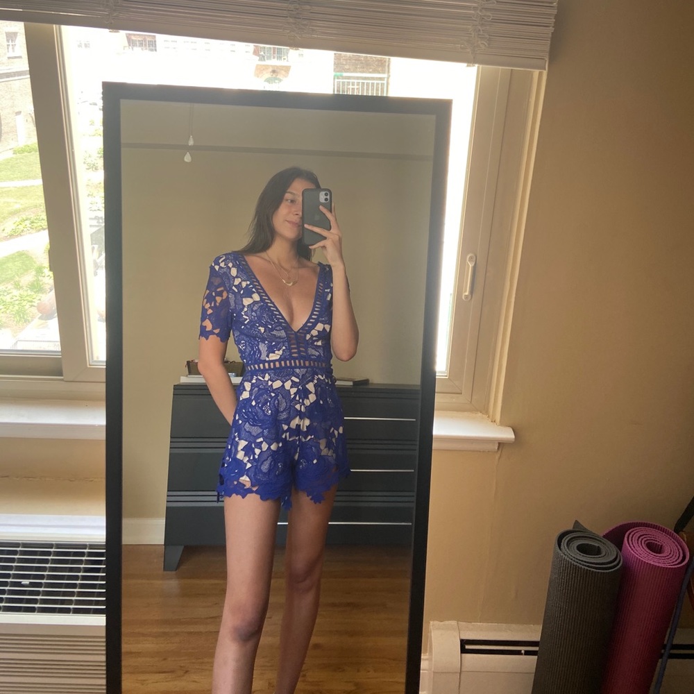 Missguided lace romper